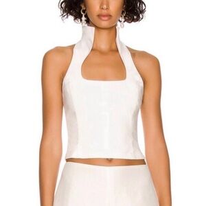 Cult Gaia High Collar Top